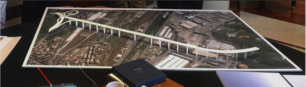 plastico del progetto di Renzo Piano